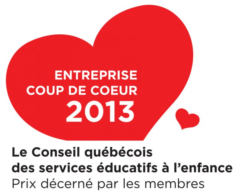 Logo Entreprise Coup de cœur 2013, prix décerné par les membres du CQSGEE